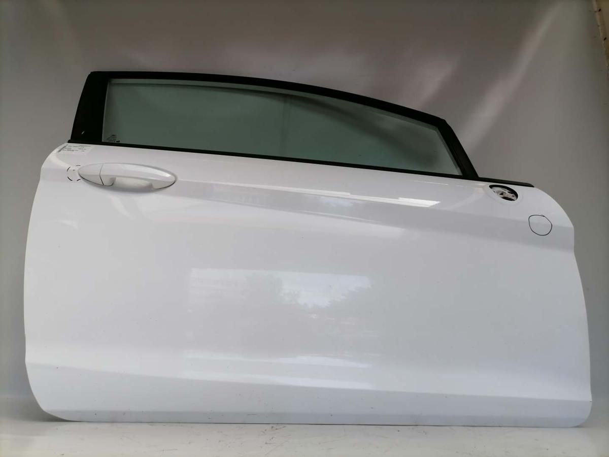 Ford Fiesta JA8 original Tür vorn rechts Fahrertür 3-Türer Frostweiß Bj.2009